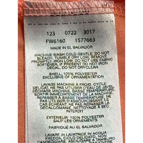 Columbia Women’s 1X PFG Tidal Tee II Solid Long Sleeve Logo Tee in Peach Pink - Picture 5 of 13